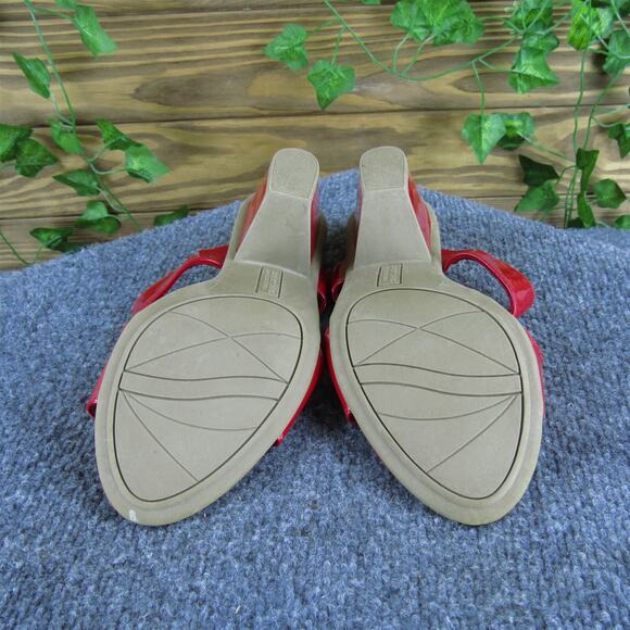 Comfort Plus Women's Slide Red Synthetic Sz 7 Medium Gently Used 2025 - Picture 5 of 6